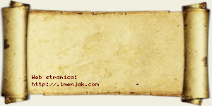 Simeon Slepčević vizit kartica